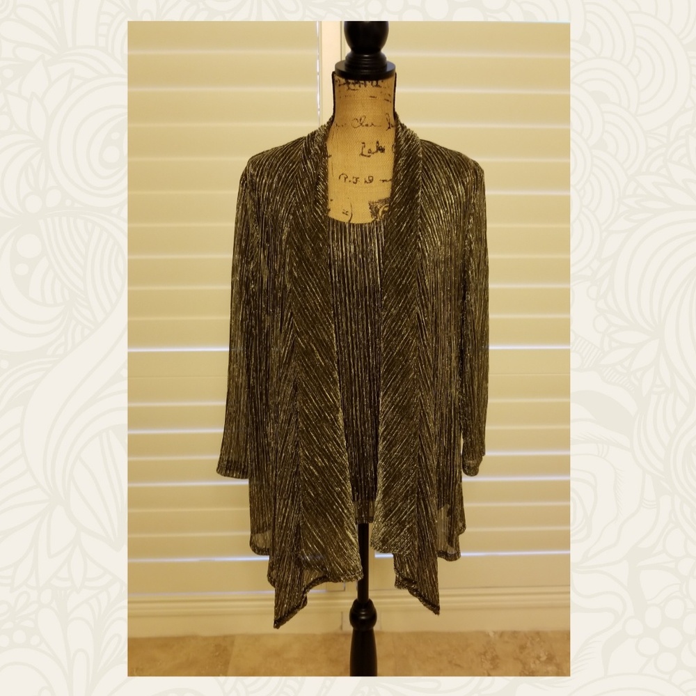 🧥Connected Apparel Formal Top SZ XL